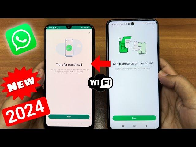 How to Transfer Whatsapp Chats Old to New Phone 2024 | WhatsApp Transfer to New Phone