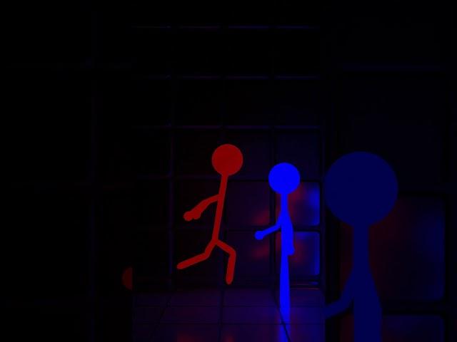 Stickman Battle with RTX #3d #animation #blender #stickman