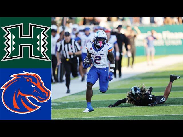 #17 Boise State vs Hawaii 2024 Highlights