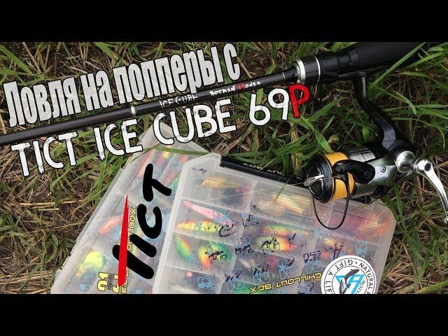 Ловля хищника на попперы с Tict Ice Cube 69P