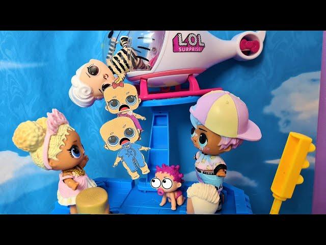 PAPER STOLEN LOL dolls LOL surprise in kindergarten funny cartoons Darinelka dolls