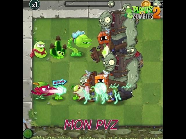 PvZ 2 - Peashooter Team Vs Snap Pea Team Vs Zombies Team #shorts