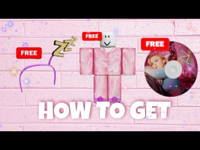 [outdated] How to get 4 FREE items for the Zara Larsson Event ~ Roblox #shorts ~ZebraZiki