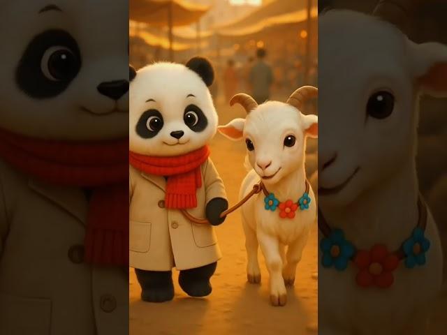 Bakra Laray Bado Badi ️ #ai #newsong #badobadi #bakra #eiduladha #animation #arareels #cute #panda