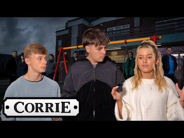 Luca, Liam and Sydney Discuss The Tragedy Of Mason's Death | Coronation Street