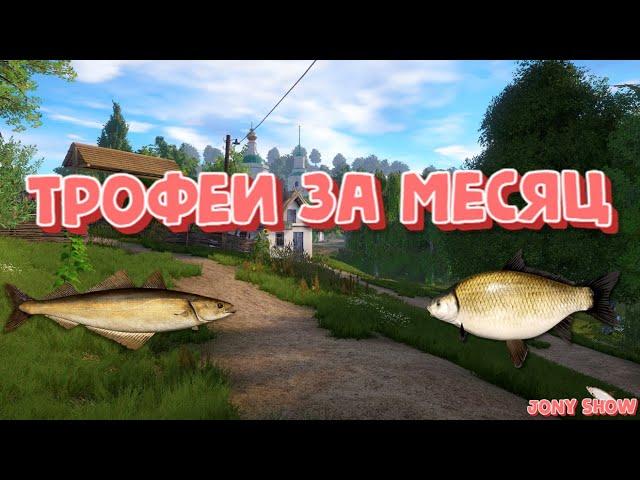 #РР4 Трофеи за месяц . Буффало , синий карп и многое другое ...