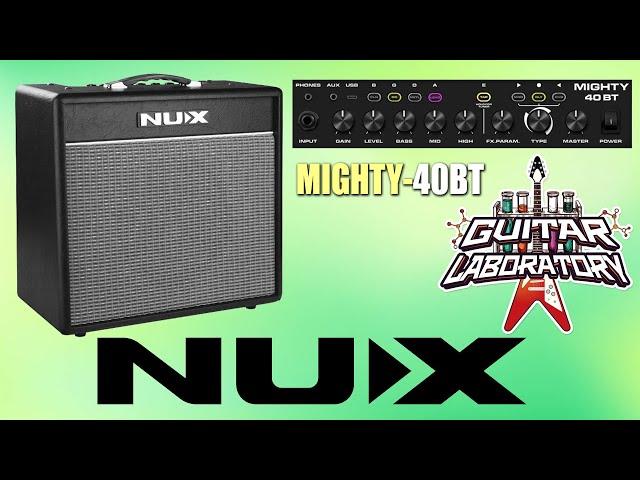 [Eng Sub] NUX Mighty 40BT guitar amp (with drum machine and Bluetooth)