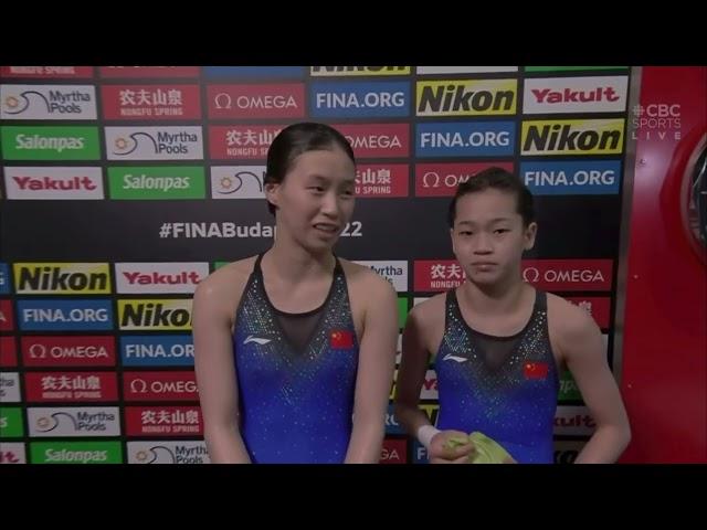 FINA world championships: Women’s diving 10m synchro final