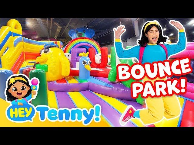 Indoor Playground Adventure with Tenny | Educational Videos for Kids | Nursery Rhymes | Hey Tenny!