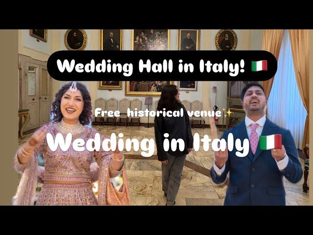 Choosing Our Dream Wedding Hall in Italy | A Day in the City Center | Free wedding halls in 