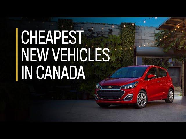 Cheapest new vehicles in Canada | Driving.ca