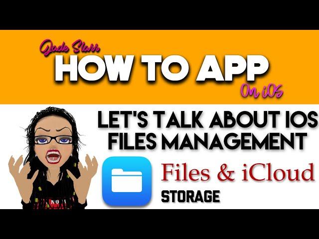 Let's Talk About iOS Files Management in Files & iCloud - How To App on iOS! - EP 554 S9