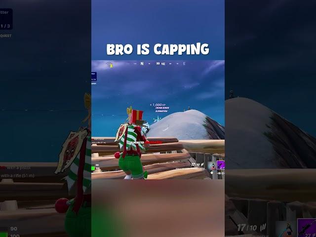 Bro is capping #fortnite #fortnitebr #fortniteclips #gaming #defy