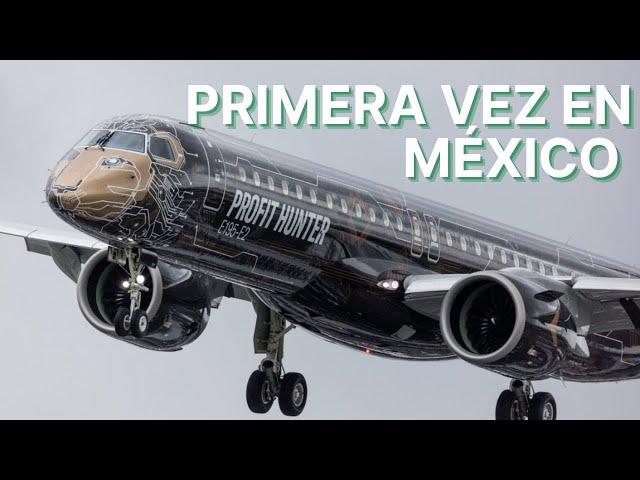 Se presenta en México el avión Embraer 195-E2 "Profit Hunter" FAMEX 2023