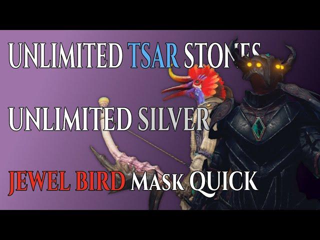 Outward: Unlimited Tsar Stones & Silver + A Jewel Bird Mask fast! (Legacy & Splitscreen Shenanigans)