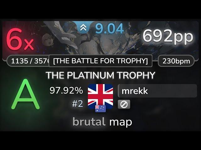 9⭐mrekk | KEMOMIMI EDM SQUAD - THE PLATINUM TROPHY [THE BATTLE FOR TROPHY] 97.92% #2 | 692pp 6