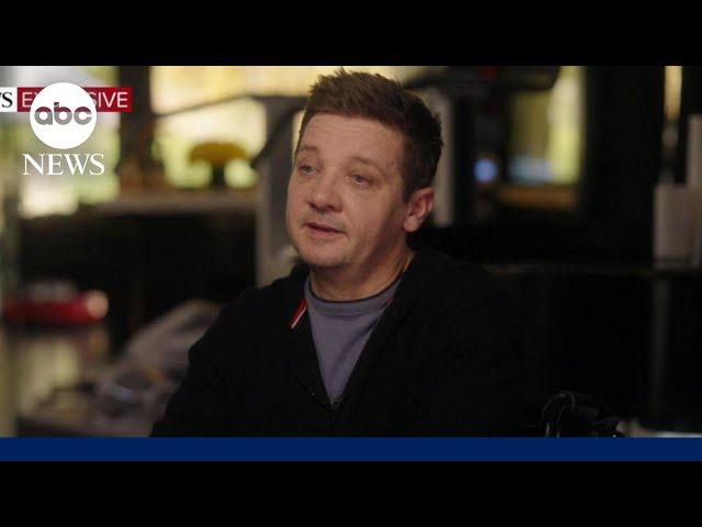 Jeremy Renner discusses road to recovery after harrowing snowplow accident | Nightline