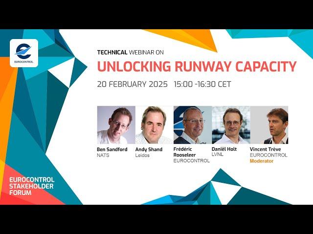 EUROCONTROL Stakeholder Forum on unlocking runway capacity