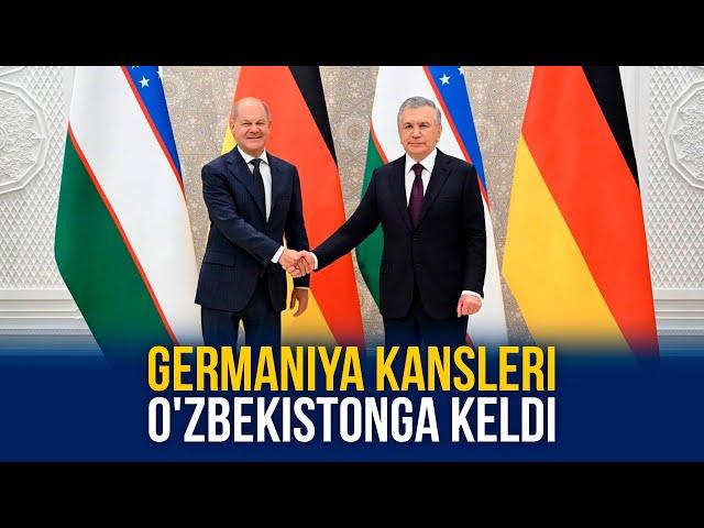 Germaniya kansleri O'zbekistonga keldi