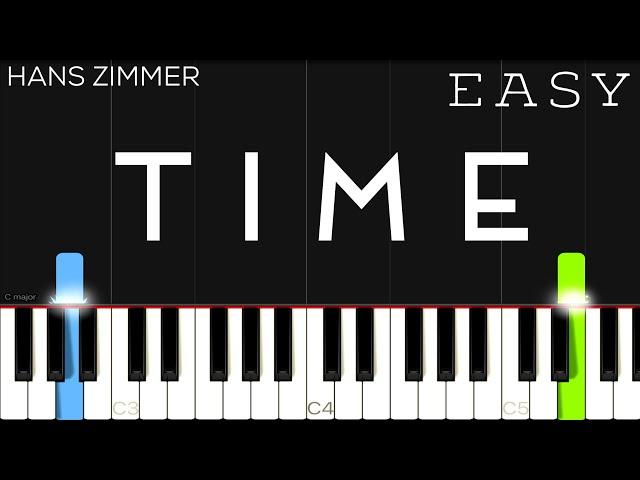 Hans Zimmer - Inception - Time | EASY Piano Tutorial