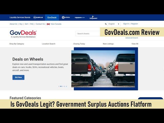 GovDeals Review – Is GovDeals Legit? Government Surplus Auctions