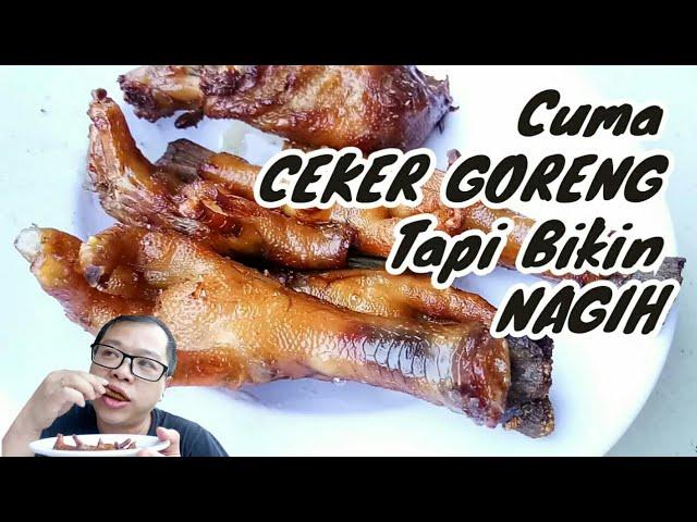 CEKER AYAM GORENG TULANG LUNAK TERENAK DI BATAM II BATAM STREETFOOD