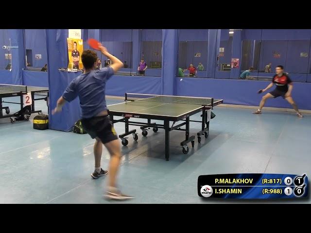 Павел МАЛАХОВ - Илья ШАМИН Клуб АртТТ #tabletennis #настольныйтеннис