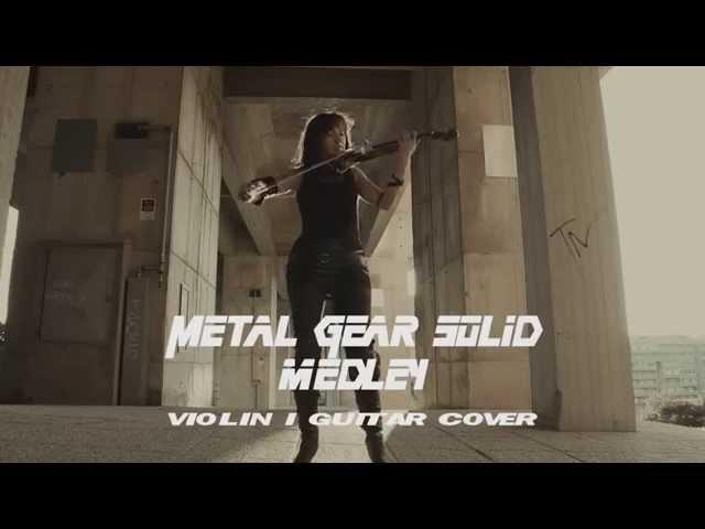 Metal Gear Solid theme Medley - guitar violin cover