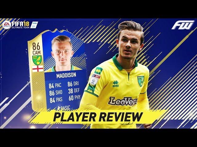 FIFA 18 TOTS MADDISON Player Review (86) THE BEST FREE KICKS IN THE CHAMPIONSHIP