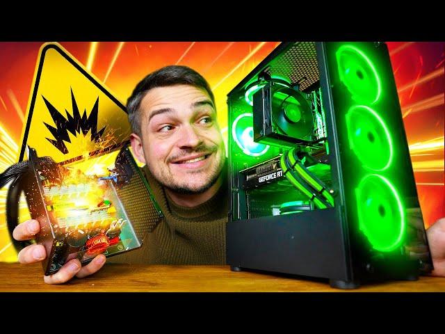 Dieser PC ist im Test EXPLODIERT!! - Wir retten & verlosen ihn an EUCH!!