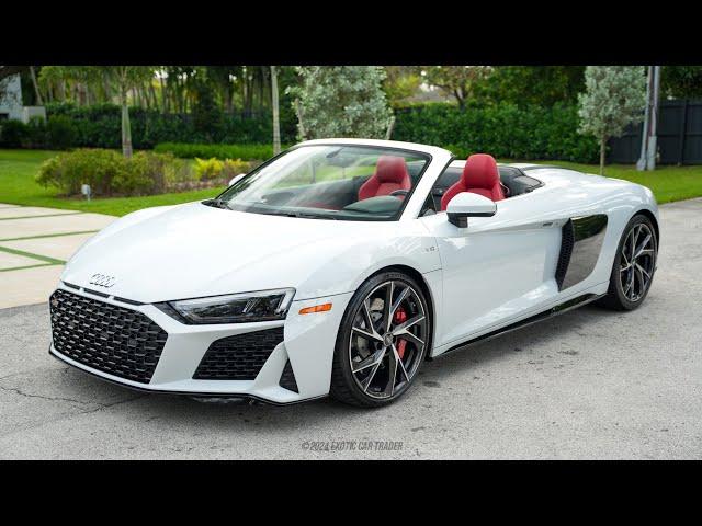 2022 Audi R8 V10 Performance Spyder RWD Walk-around Video