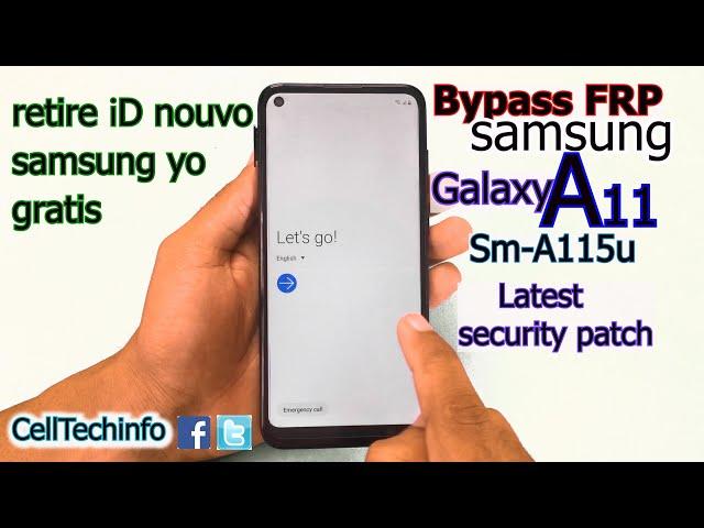 Samsung galaxy A11 Frp Bypass Google Account #Unlock Android10 #Frp  #A11#sm_A115U New Security 2021