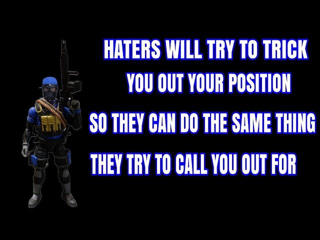 HATERS WILL TRY TO TRICK YOU OUT YOUR POSITION SO THEY CAN TAKE IT AND DO THE SAME THING ‍️