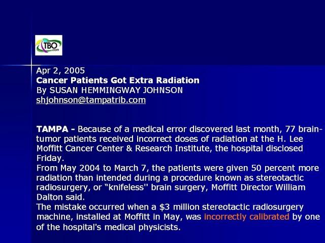 Quality Assurance in Radiation Therapy