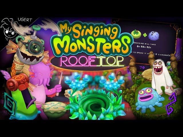 Rooftop Island | Новое обновление + Мой фанатский остров my singing monsters | fanmade msm