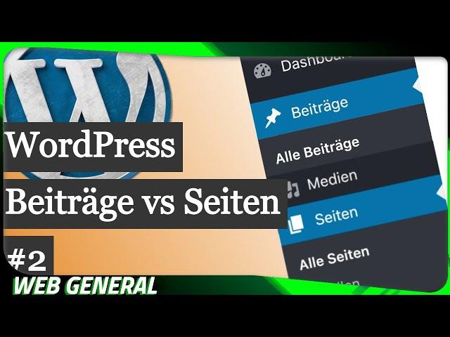 WordPress: Wann Seiten & wann Beiträge erstellen + Kategorien