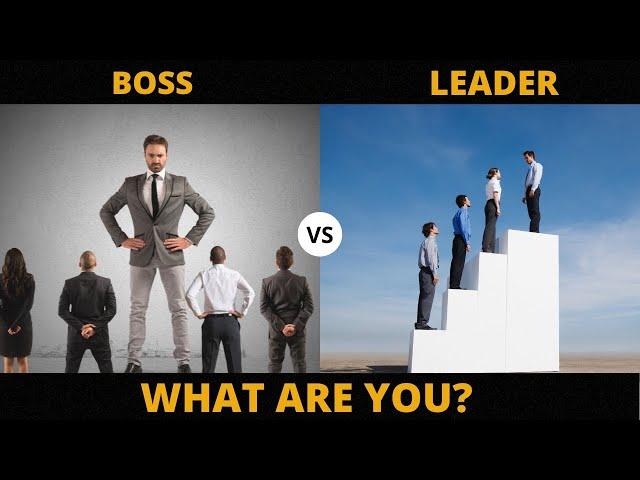 Are you Boss or Leader | Inspirational Video