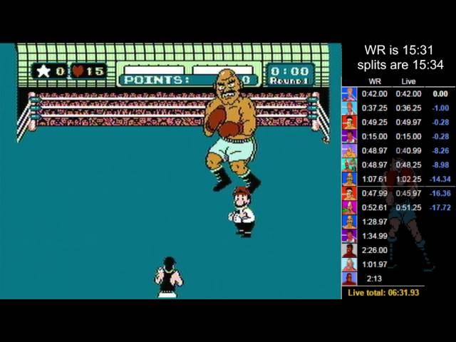 Mike Tyson's Punch-Out!! Former World Record Speed Run in 15:12.14