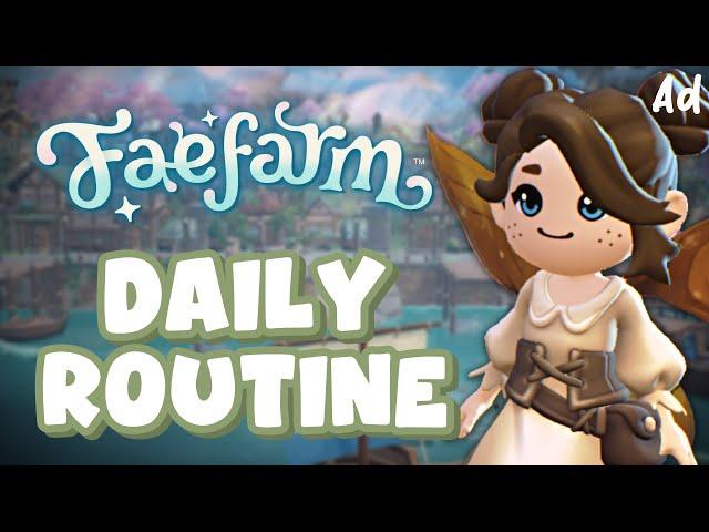 My FAE FARM daily routine + how to maximise your time in game!