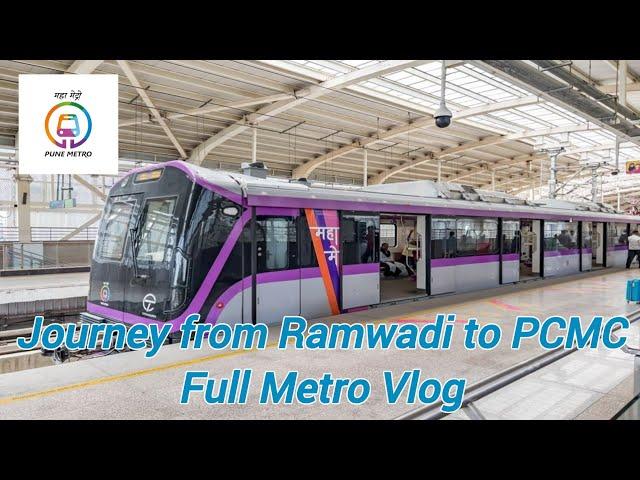 Pune metro journey from Ramwadi Metro Station to PCMC Metro Station. #pune #punemetro #metro