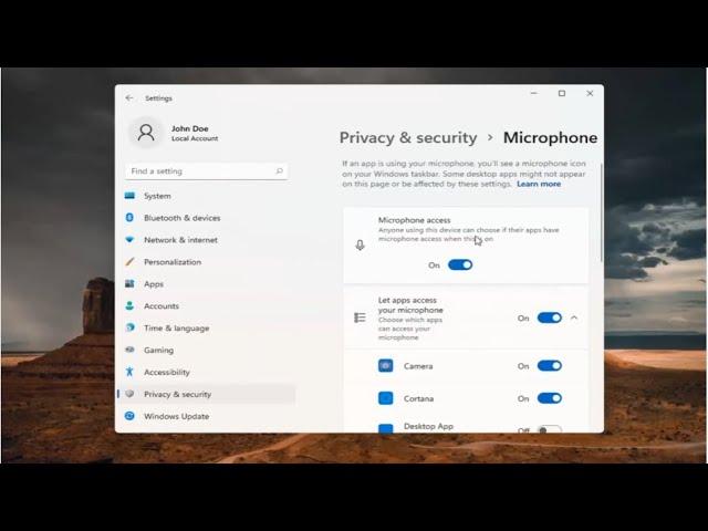 Allow Apps to Access Your Microphone Windows 11 [Tutorial]