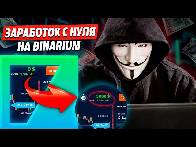 Заработок с нуля на Binarium - я бы сразу начал зарабытывать, если бы знал эту БАЗУ трейдинга!