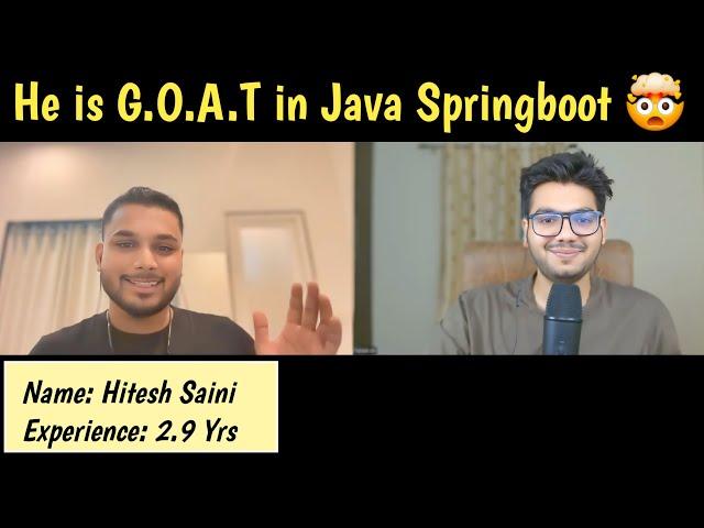 Java Spring Boot 2.9 Years Interview Experience