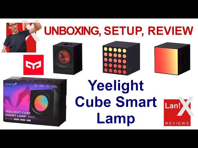 Yeelight Cube Smart Lamp  (Unbox/Setup/Review)