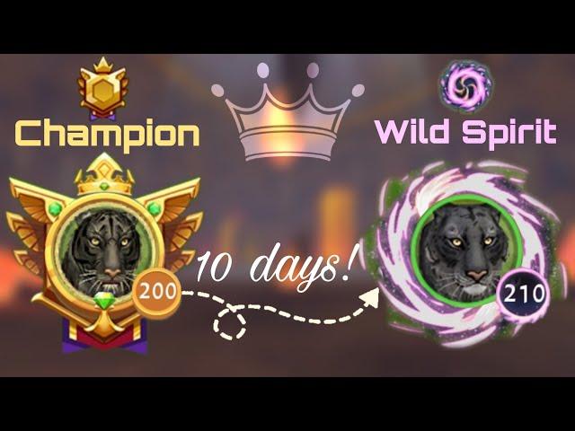 WildCraft - Getting New Wild Spirit Rank Without Club in 10 days !