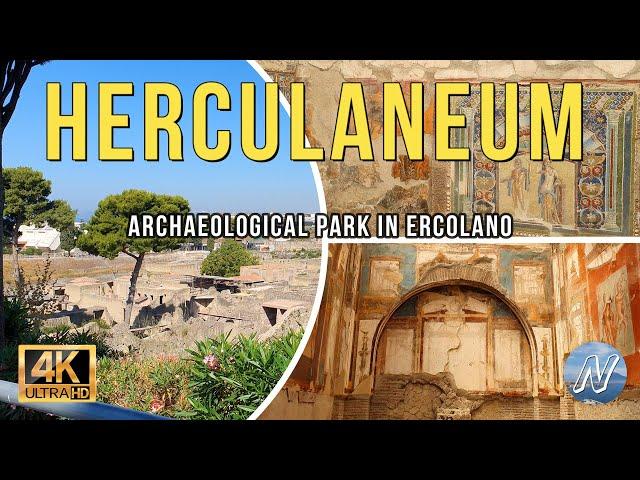 Walking Tour Napoli Herculaneum Archaeological park in Ercolano 4K UHD #walkingtour #4k #napoli