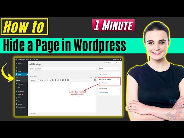 How to hide a page in wordpress 2025