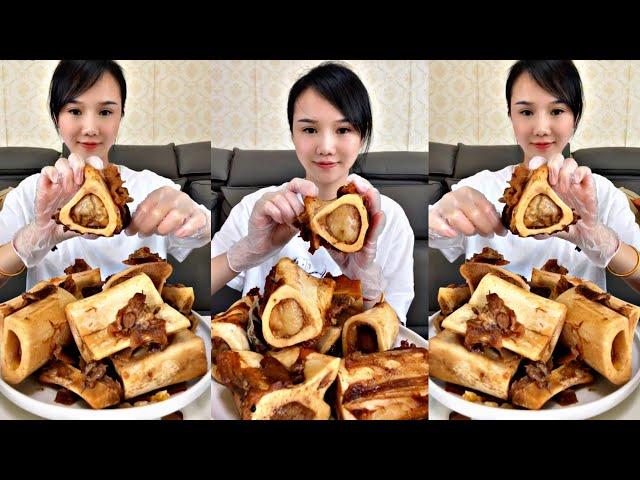 EP36 - BEEF BONE MARROW MUKBANG ASMR | SML FOOD