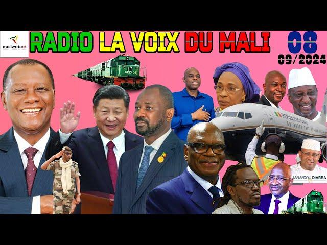 La Revue de Presse de la RADIO LA VOIX DU MALI du 08 SEPTEMBRE 2024