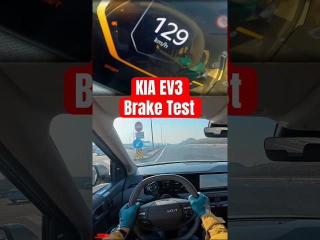 2025 KIA EV3 - Brake Test